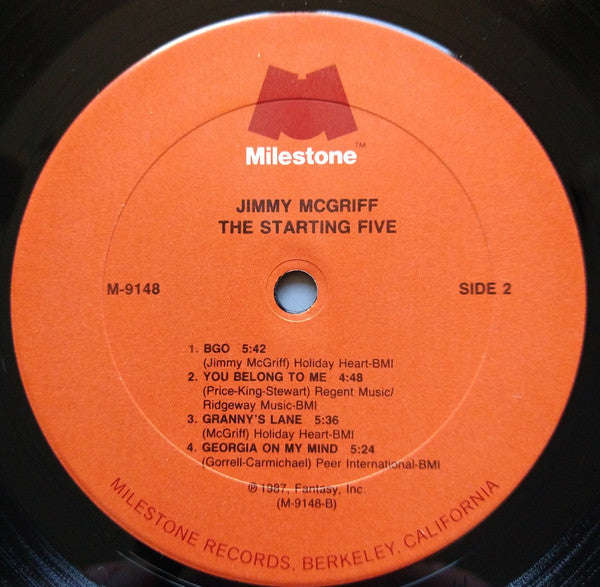 Jimmy McGriff - The Starting Five - LP