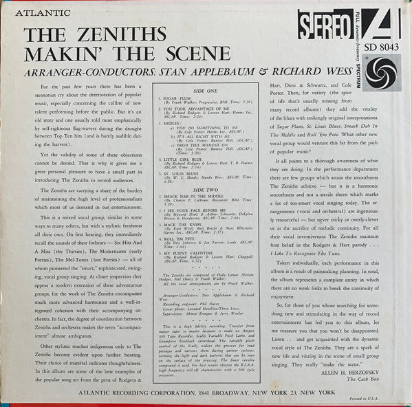 The Zeniths - Makin' The Scene - LP