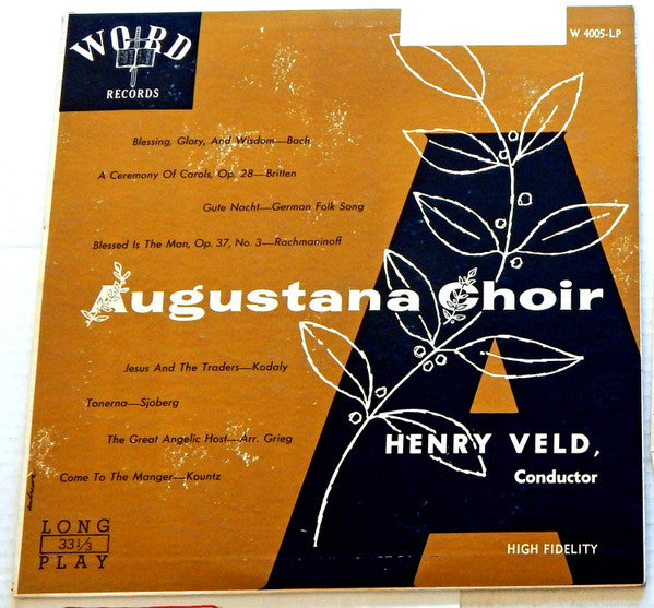 The Augustana Choir, Henry Veld - The Augustana Choir - LP
