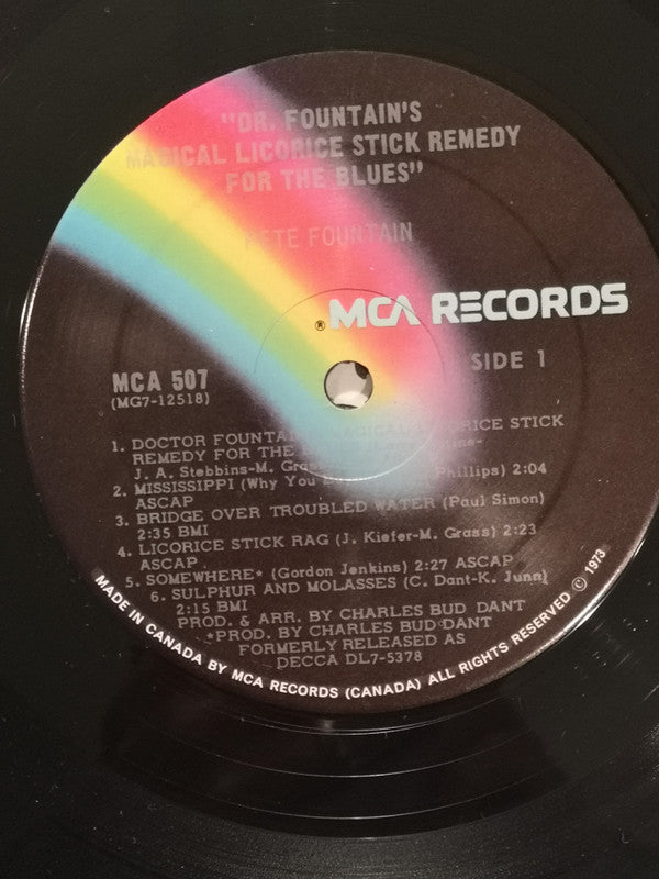 Pete Fountain - Dr. Fountain's Magical Licorice Stick Remedy For The Blues - LP