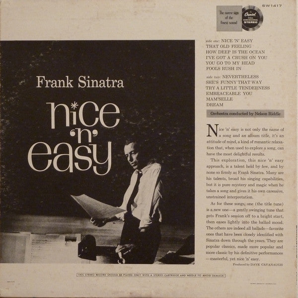 Frank Sinatra - Nice 'N' Easy - LP