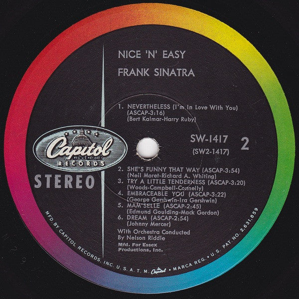 Frank Sinatra - Nice 'N' Easy - LP