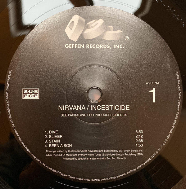 Nirvana - Incesticide - LP