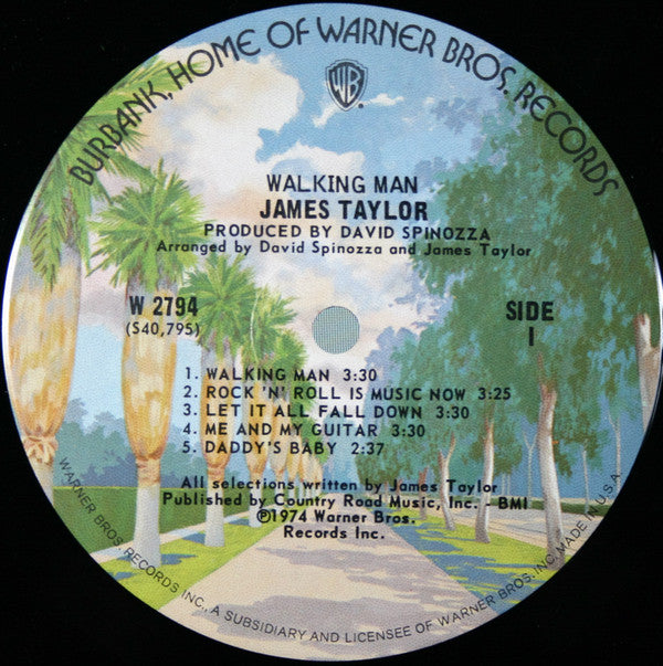 James Taylor (2) - Walking Man - LP