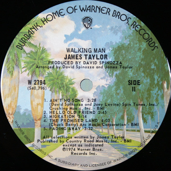 James Taylor (2) - Walking Man - LP