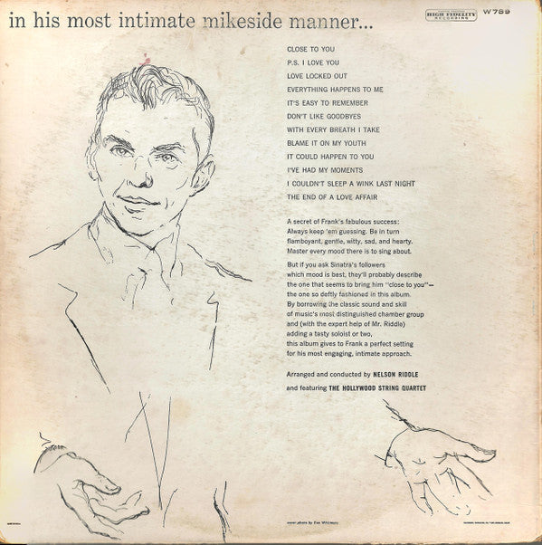 Frank Sinatra - Close To You - LP