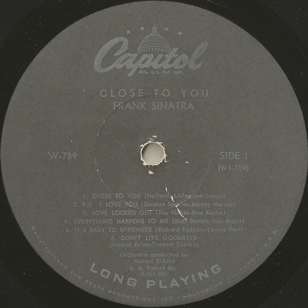 Frank Sinatra - Close To You - LP