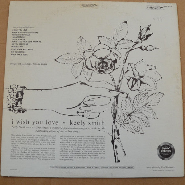 Keely Smith - I Wish You Love - LP