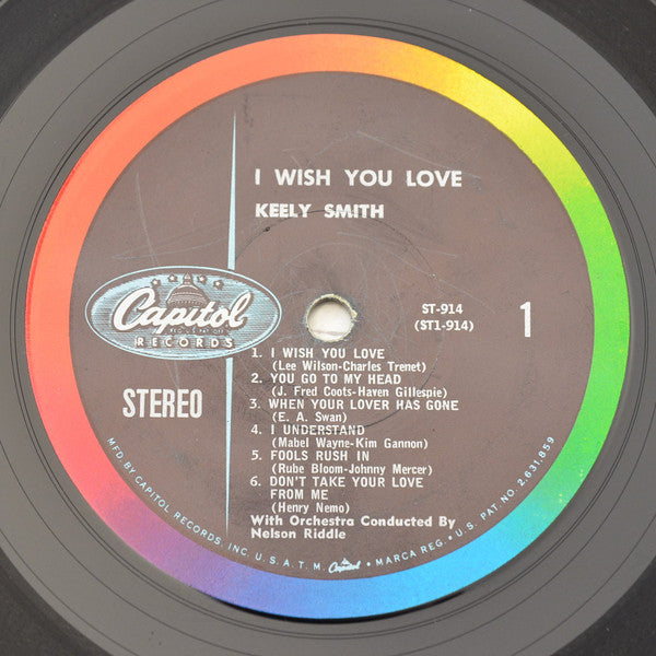 Keely Smith - I Wish You Love - LP
