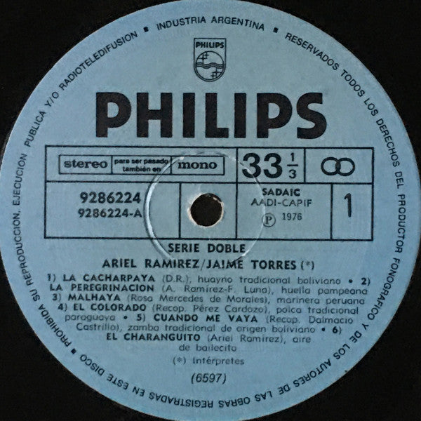 Ariel Ramirez / Jaime Torres - Serie Doble - LP