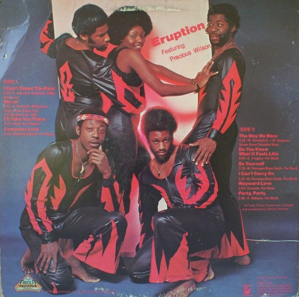 Eruption Featuring Precious Wilson - Eruption - LP