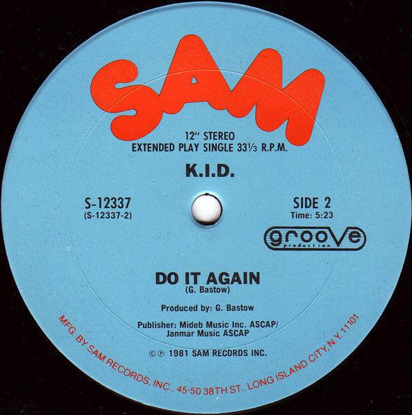 K.I.D. - Don't Stop - LP