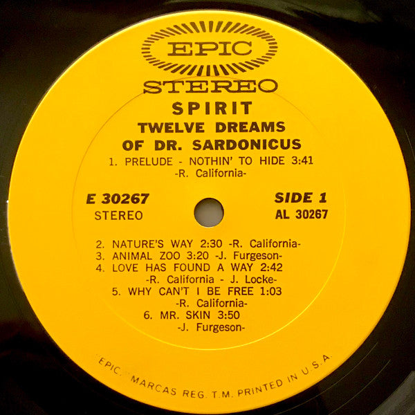 Spirit (8) - Twelve Dreams Of Dr. Sardonicus - LP