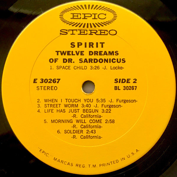 Spirit (8) - Twelve Dreams Of Dr. Sardonicus - LP