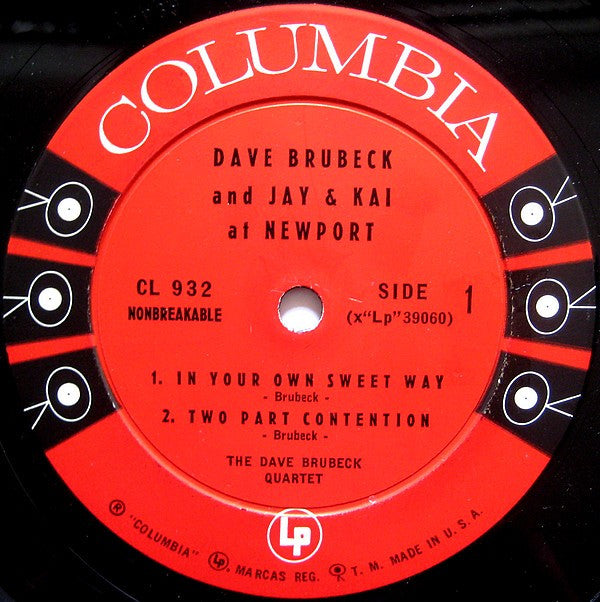 Dave Brubeck And Jay* & Kai* - At Newport - LP