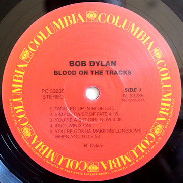 Bob Dylan - Blood On The Tracks - LP