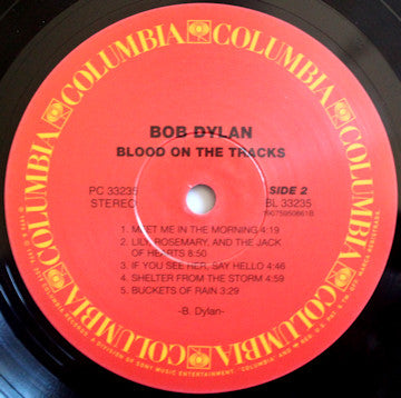 Bob Dylan - Blood On The Tracks - LP