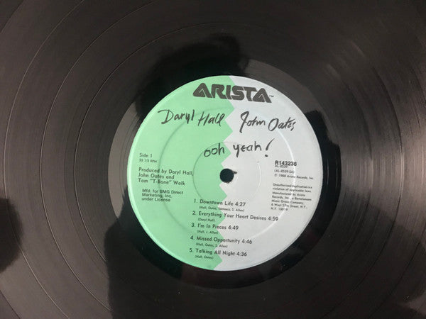 Daryl Hall John Oates* - Ooh Yeah! - LP