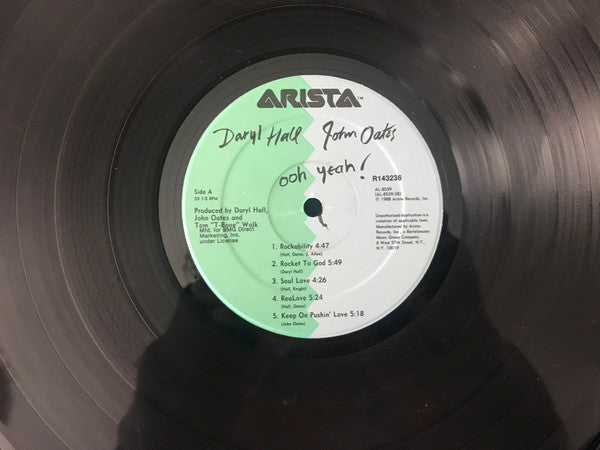 Daryl Hall John Oates* - Ooh Yeah! - LP