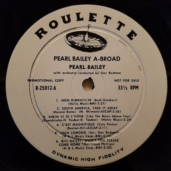 Pearl Bailey - Pearl Bailey A-Broad - LP