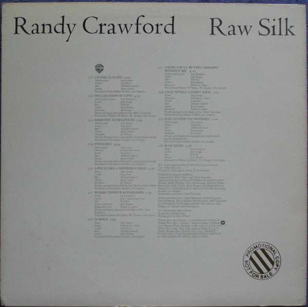 Randy Crawford - Raw Silk - LP