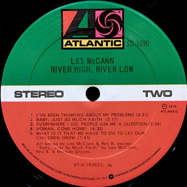 Les McCann - River High, River Low - LP