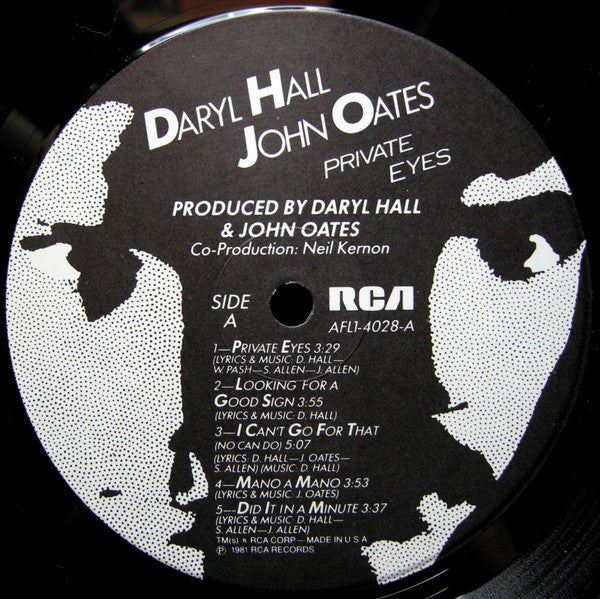Daryl Hall, John Oates* - Private Eyes - LP
