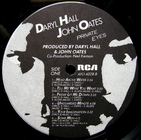 Daryl Hall, John Oates* - Private Eyes - LP