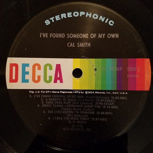 Cal Smith - I've Found Someone Of My Own - LP