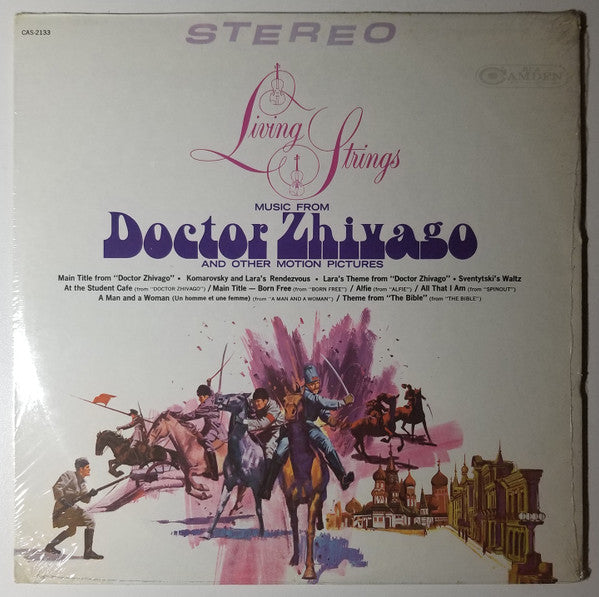 Living Strings - Music From "Doctor Zhivago" And Other Motion Pictures - LP