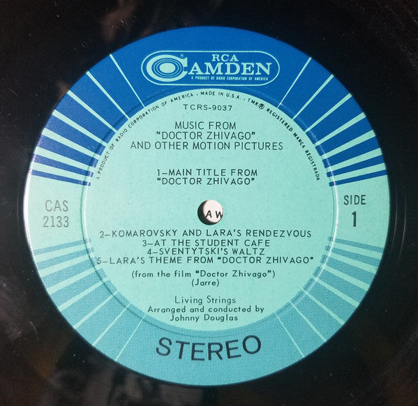 Living Strings - Music From "Doctor Zhivago" And Other Motion Pictures - LP