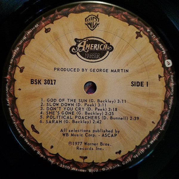 America  - Harbor - LP