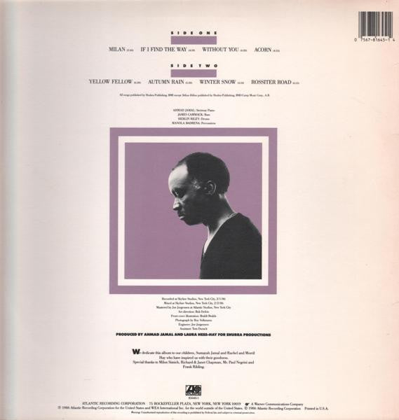 Ahmad Jamal - Rossiter Road - LP