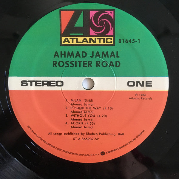 Ahmad Jamal - Rossiter Road - LP