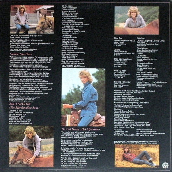 Olivia Newton-John - Clearly Love - LP