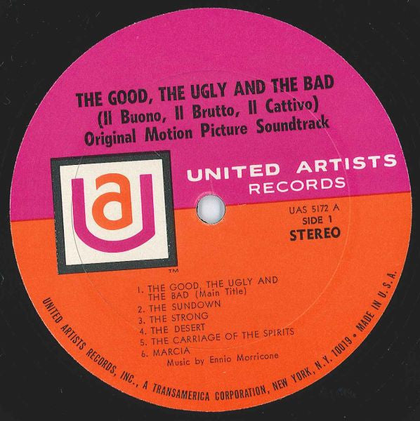 Ennio Morricone - The Good, The Bad  And The Ugly - Original Motion Picture Soundtrack - LP