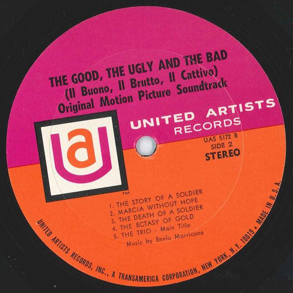 Ennio Morricone - The Good, The Bad  And The Ugly - Original Motion Picture Soundtrack - LP