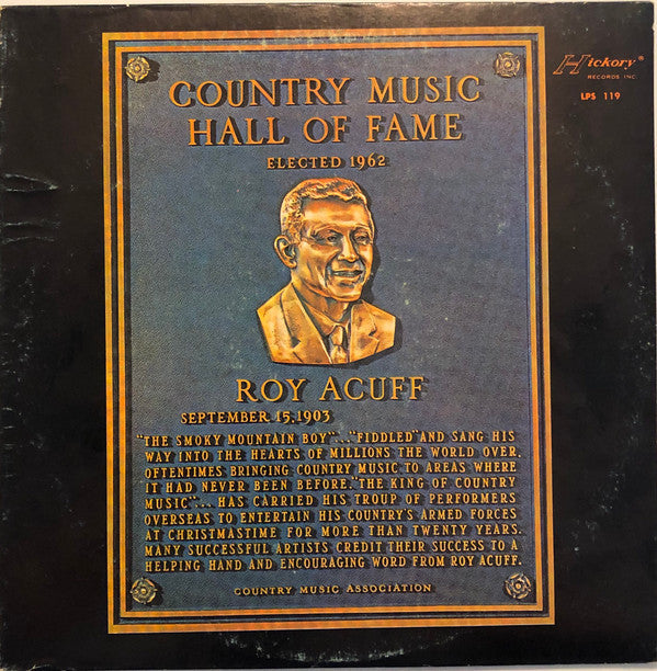 Roy Acuff - Country Music Hall Of Fame - LP
