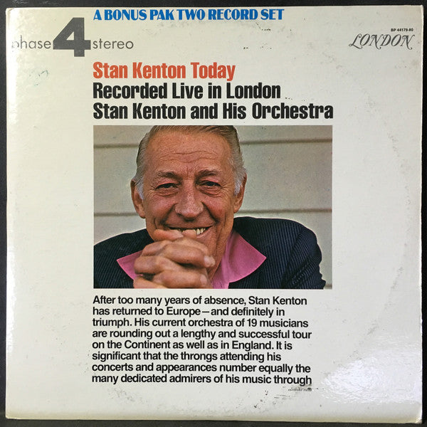 Stan Kenton And His Orchestra - Stan Kenton Today: Recorded Live In London - LP