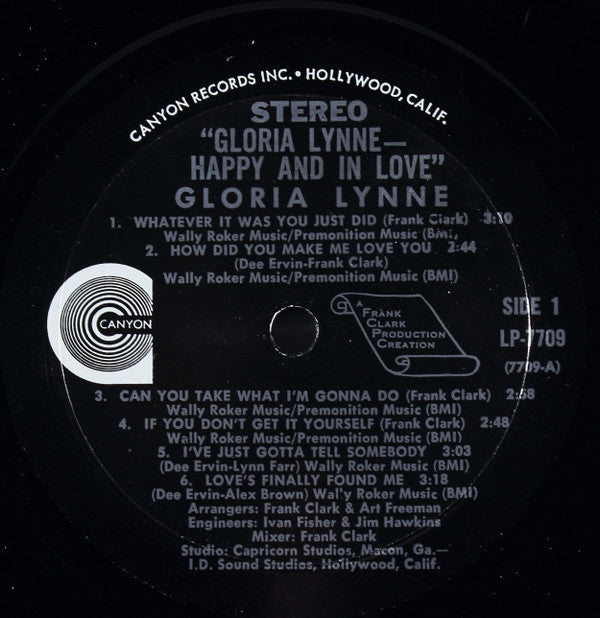 Gloria Lynne - Happy And In Love - LP