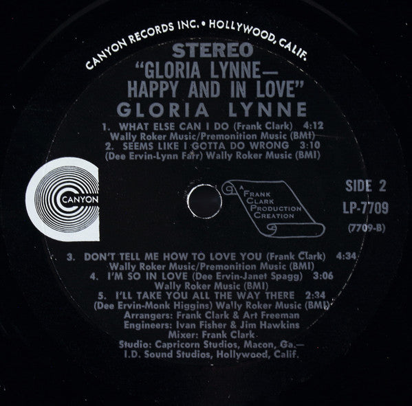 Gloria Lynne - Happy And In Love - LP