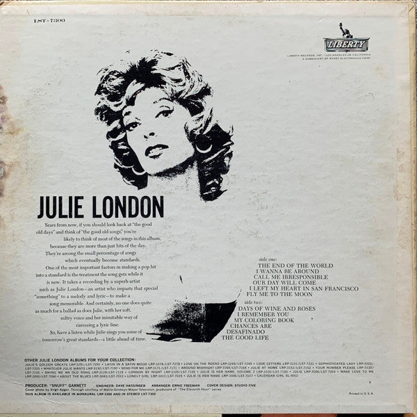 Julie London - The End Of The World - LP