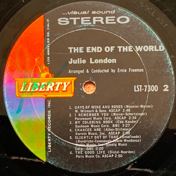 Julie London - The End Of The World - LP