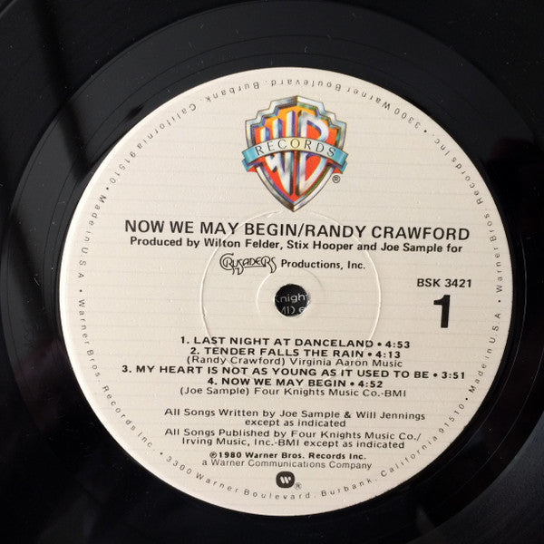 Randy Crawford - Now We May Begin - LP