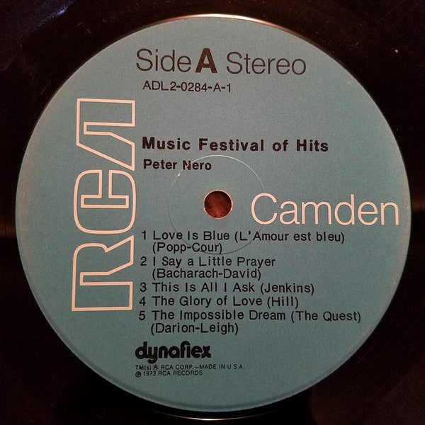 Peter Nero - Music Festival Of Hits - LP