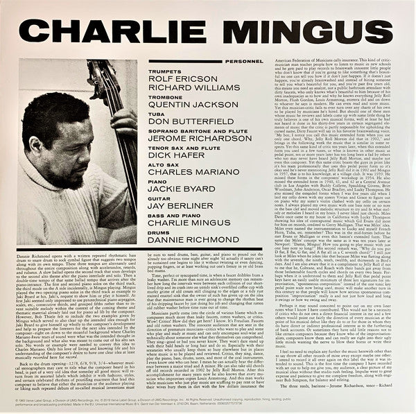 Mingus* - The Black Saint And The Sinner Lady - LP