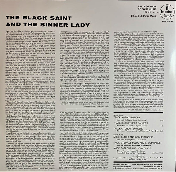 Mingus* - The Black Saint And The Sinner Lady - LP