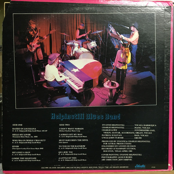 Helpinstill Blues Band* - Bayou-Rhythm - LP