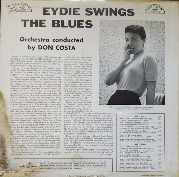 Eydie Gormé - Eydie Swings The Blues - LP