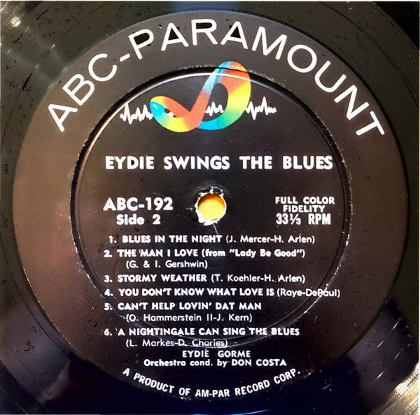 Eydie Gormé - Eydie Swings The Blues - LP